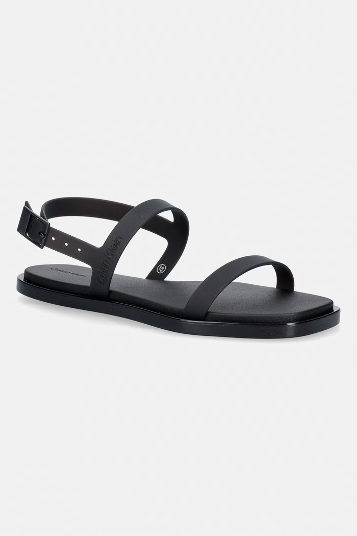 Calvin Klein sandále dámske JELLY SANDAL SLING MAT TRAN TPU čierna HW0HW02969