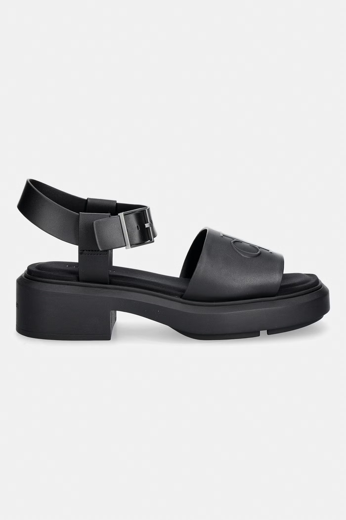 Calvin Klein sandále dámske CHUNKY SANDAL LTH MG HW0HW03131 čierna SS26