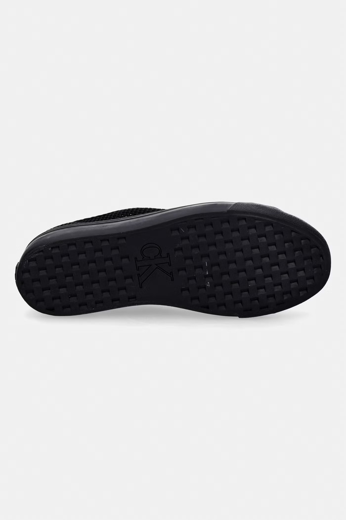 Calvin Klein VULC FLATF LACE UP LIN MESH dámske tenisky HW0HW02971 čierna