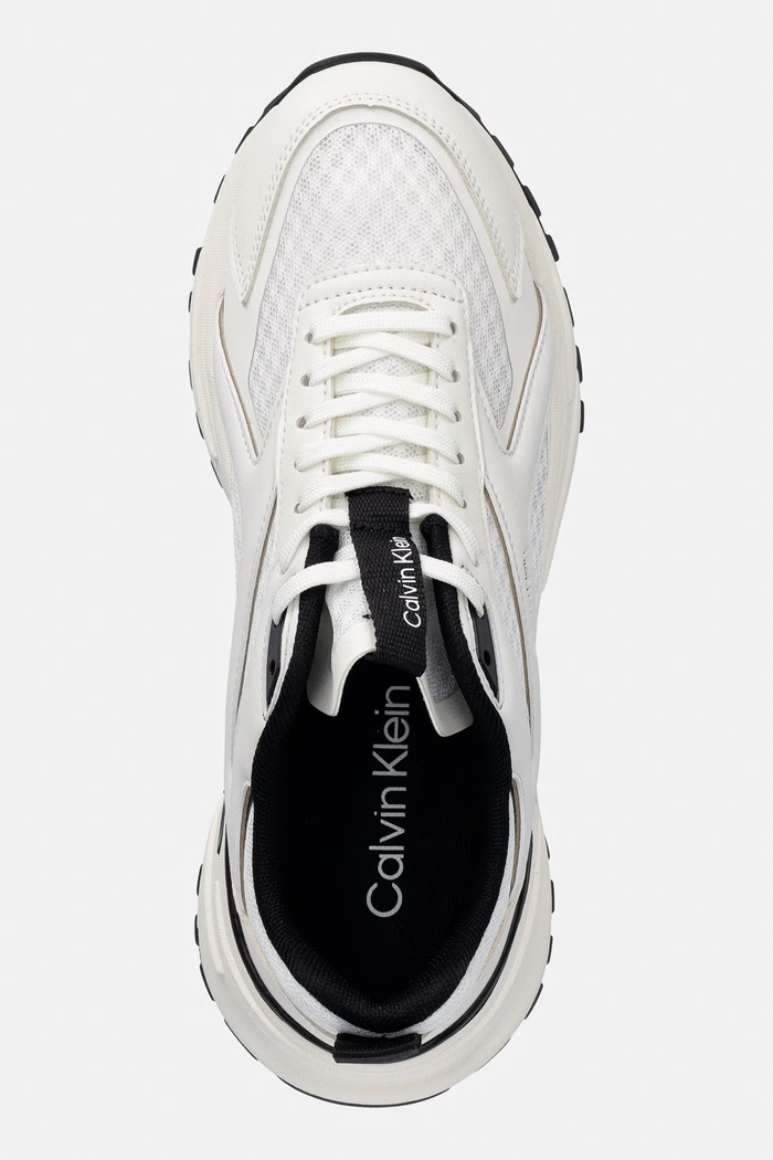 Calvin Klein HIKE RUN CKSTRIPE MESH sneakers pentru femei alb HW0HW03002