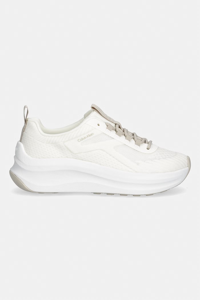 Calvin Klein CHUNKY RUN CKSTRIPE LUP SP KN sneakers pentru femei HW0HW03006 bej SS26