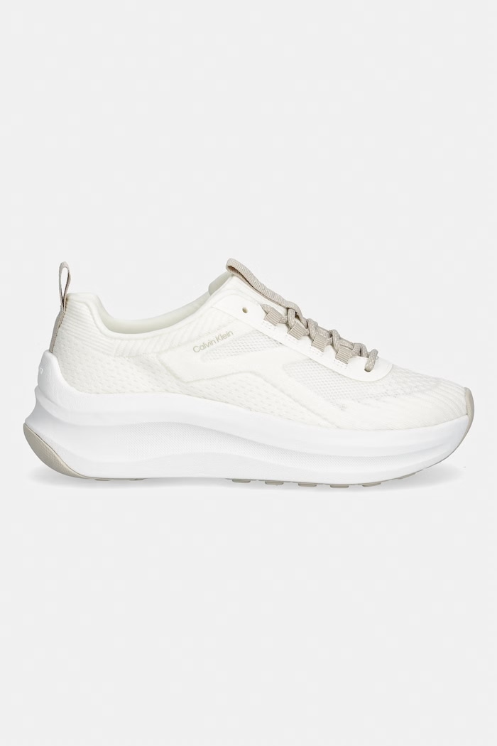 Calvin Klein CHUNKY RUN CKSTRIPE LUP SP KN sneakers pentru femei HW0HW03006 bej SS26