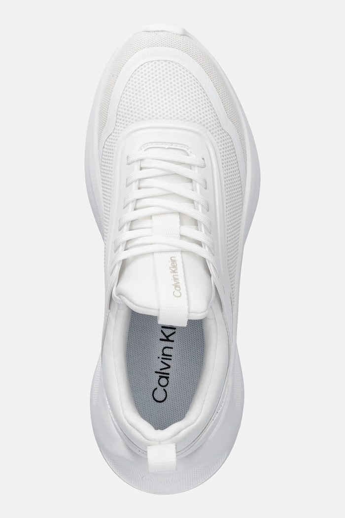 Calvin Klein LIGHT EVA RUN SOCK MESH LYCRA dámske tenisky biela HW0HW03023