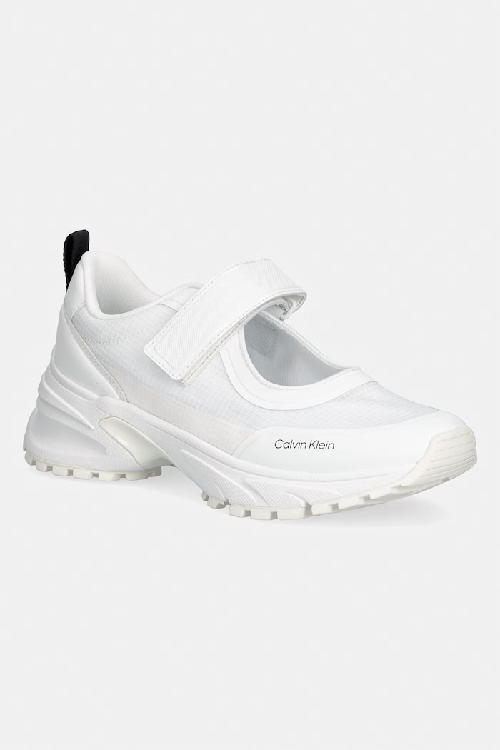 Calvin Klein HIKE RUNNER SLIPON MJ RIPS tenisky dámske biela HW0HW03141