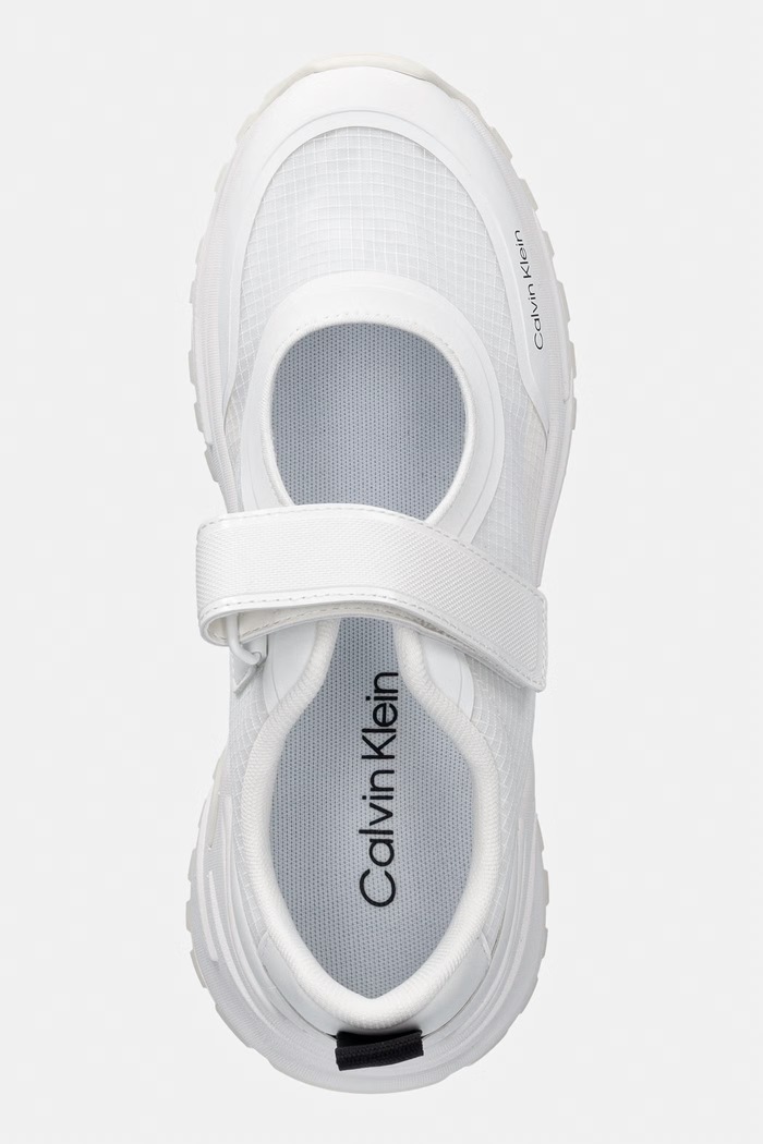 Calvin Klein HIKE RUNNER SLIPON MJ RIPS tenisky dámske biela HW0HW03141