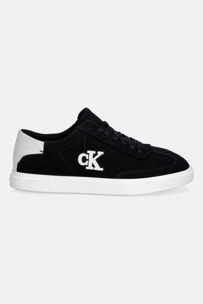 Calvin Klein LOW PRO CUPS WT SUEDE MG tenisky dámske HW0HW03144 čierna SS26