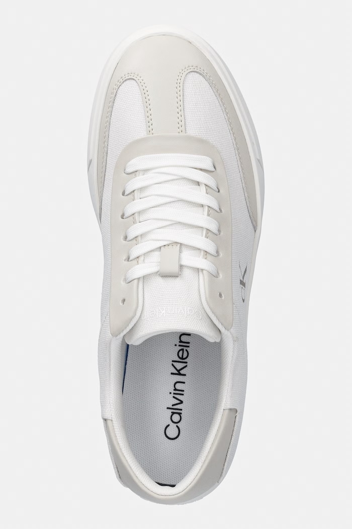 Calvin Klein LOW PRO CUPS WT CANV MG sneakers pentru femei alb HW0HW03145