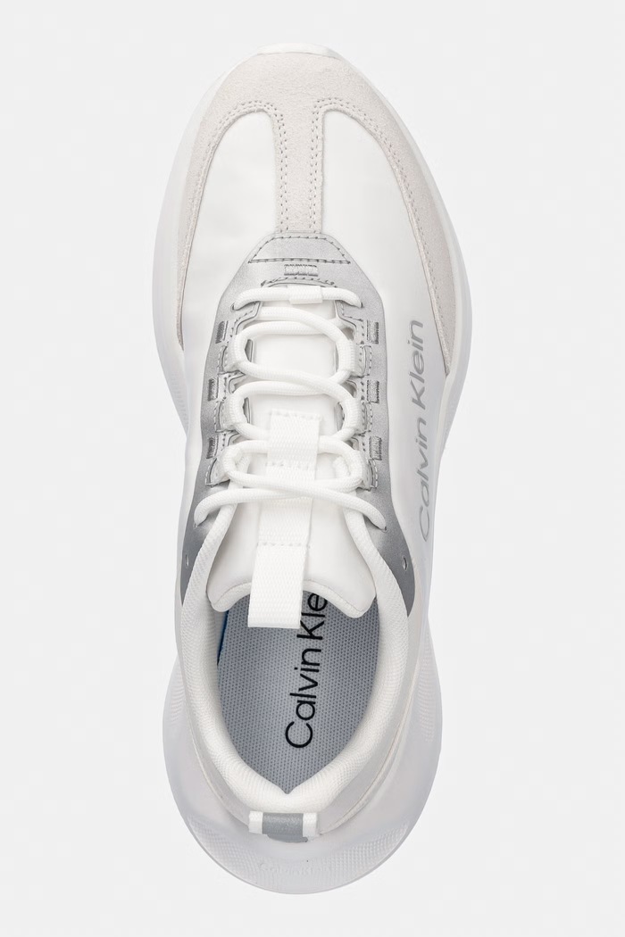 Calvin Klein LIGHT EVA RUNNER NYL-SUE dámske tenisky biela HW0HW03149