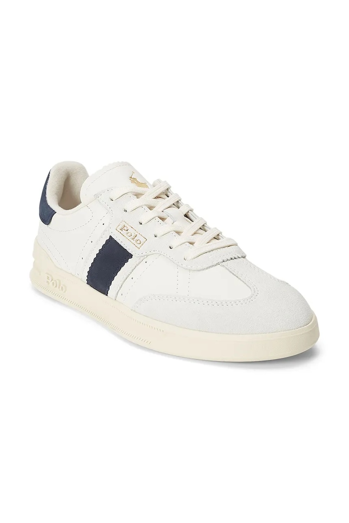Кожаные кроссовки Polo Ralph Lauren Heritage Aera 804936609001 белый SS26