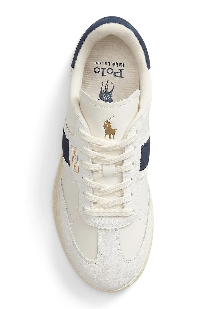 Обувь Кожаные кроссовки Polo Ralph Lauren Heritage Aera 804936609001 белый