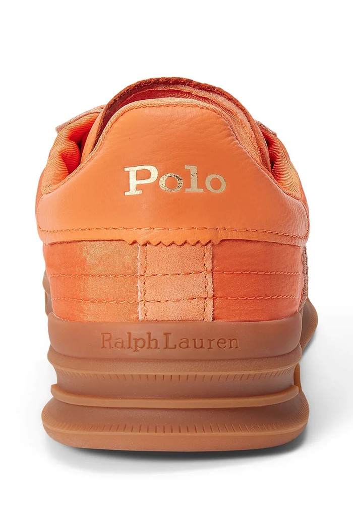 Obuv Kožené tenisky Polo Ralph Lauren Heritage Aera 804P04919003.810 oranžová