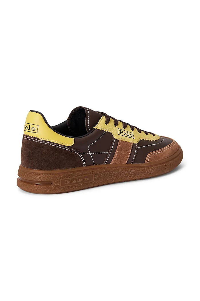 Obuv Semišové tenisky Polo Ralph Lauren Bedford 804P04920001.200 hnedá