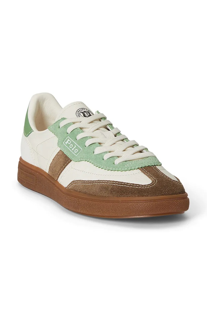 Кожени маратонки Polo Ralph Lauren Bedford 804P04920003.101 бял SS26