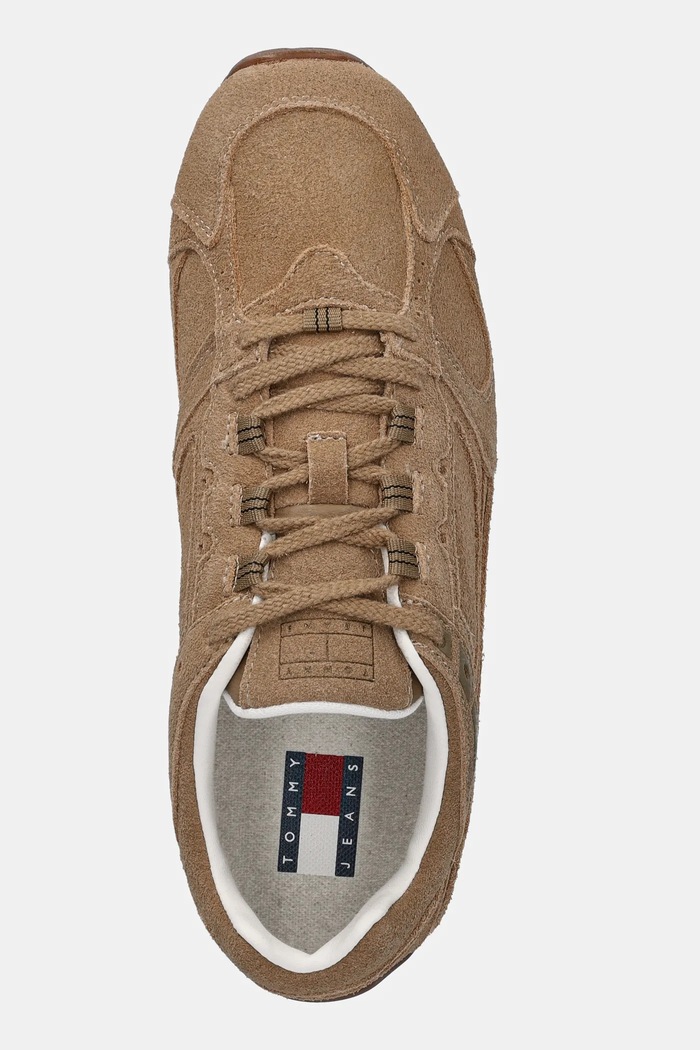 Semišové tenisky Tommy Hilfiger ARCHIVE 97 LITE SUEDE béžová EN0EN02899