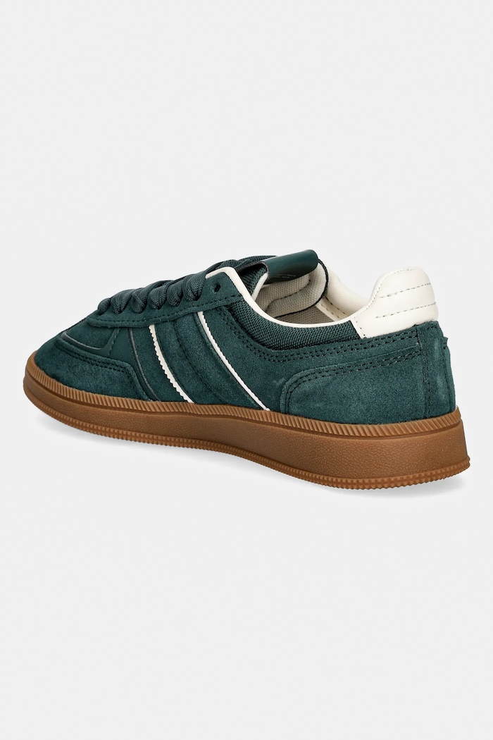 Obutev Superge iz semiša Tommy Jeans THE GREENWICH EDGE SUEDE EN0EN02924 zelena