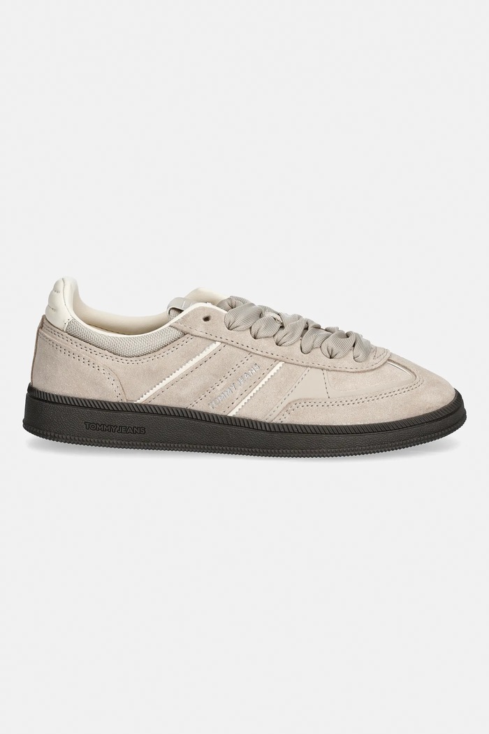 Superge iz semiša Tommy Jeans THE GREENWICH EDGE SUEDE EN0EN02924 bež SS26