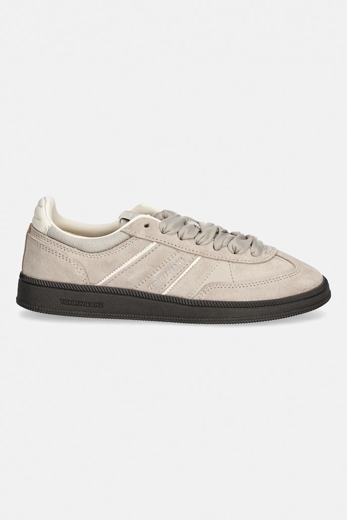 Superge iz semiša Tommy Jeans THE GREENWICH EDGE SUEDE EN0EN02924 bež SS26