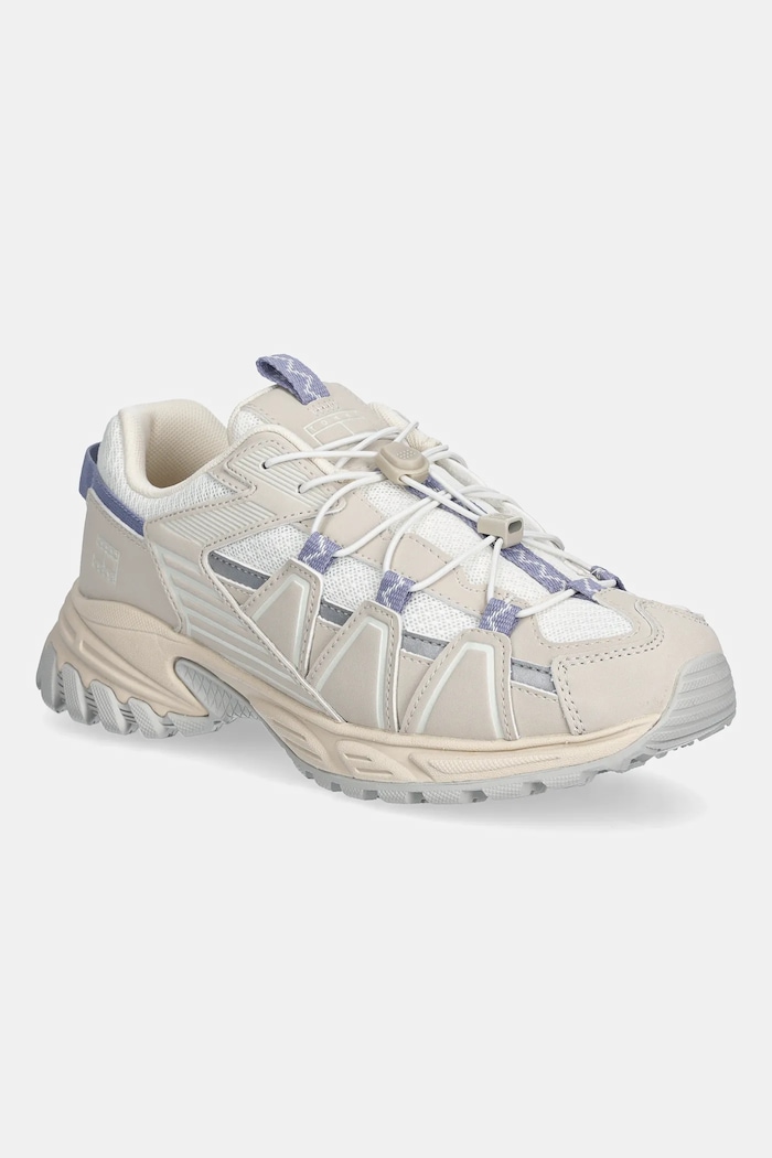 Superge Tommy Hilfiger TJW OUTDOOR RUNNER Tekstil bež EN0EN02926