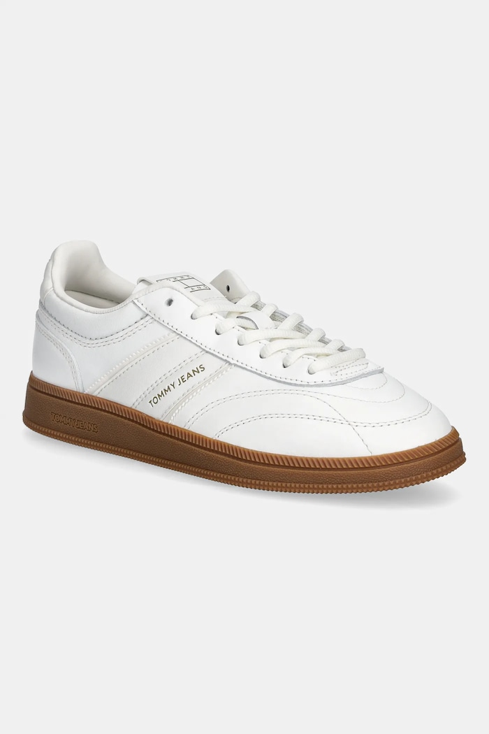 Tommy Jeans sneakersy skórzane THE GREENWICH EDGE LEATHER pozostałe biały EN0EN03000