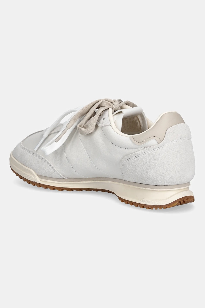 Boty Kožené tenisky Tommy Jeans TJW LOW PROFILE RUNNER LTHR MIX EN0EN03001 béžová