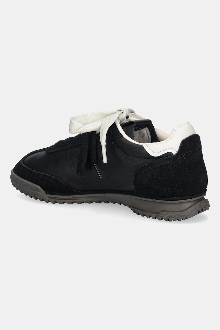 Cipők Tommy Hilfiger bőr sportcipő TJW LOW PROFILE RUNNER LTHR MIX EN0EN03001 fekete