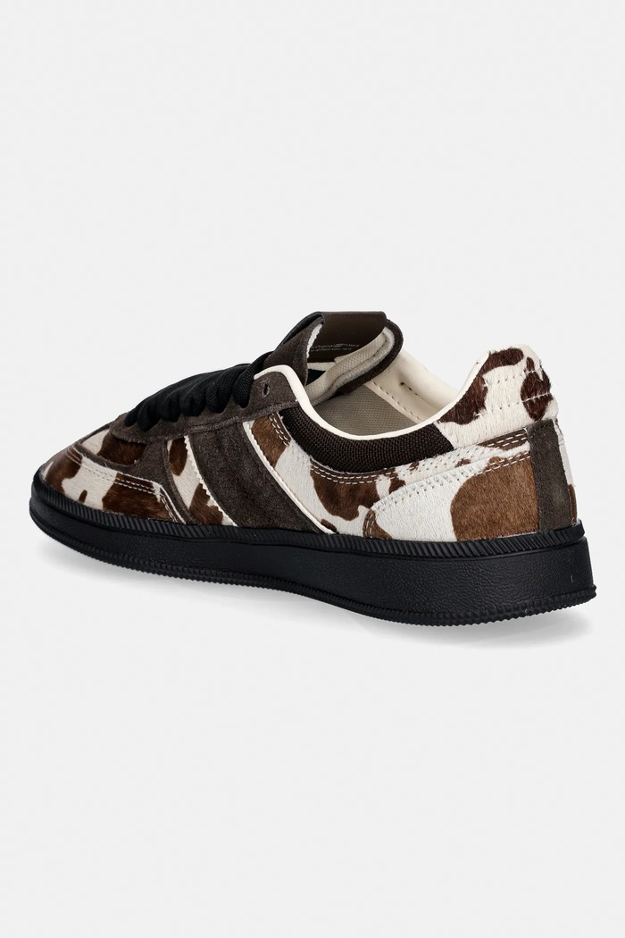 Cipők Tommy Jeans bőr sportcipő THE GREENWICH EDGE CALF HAIR EN0EN03007 barna