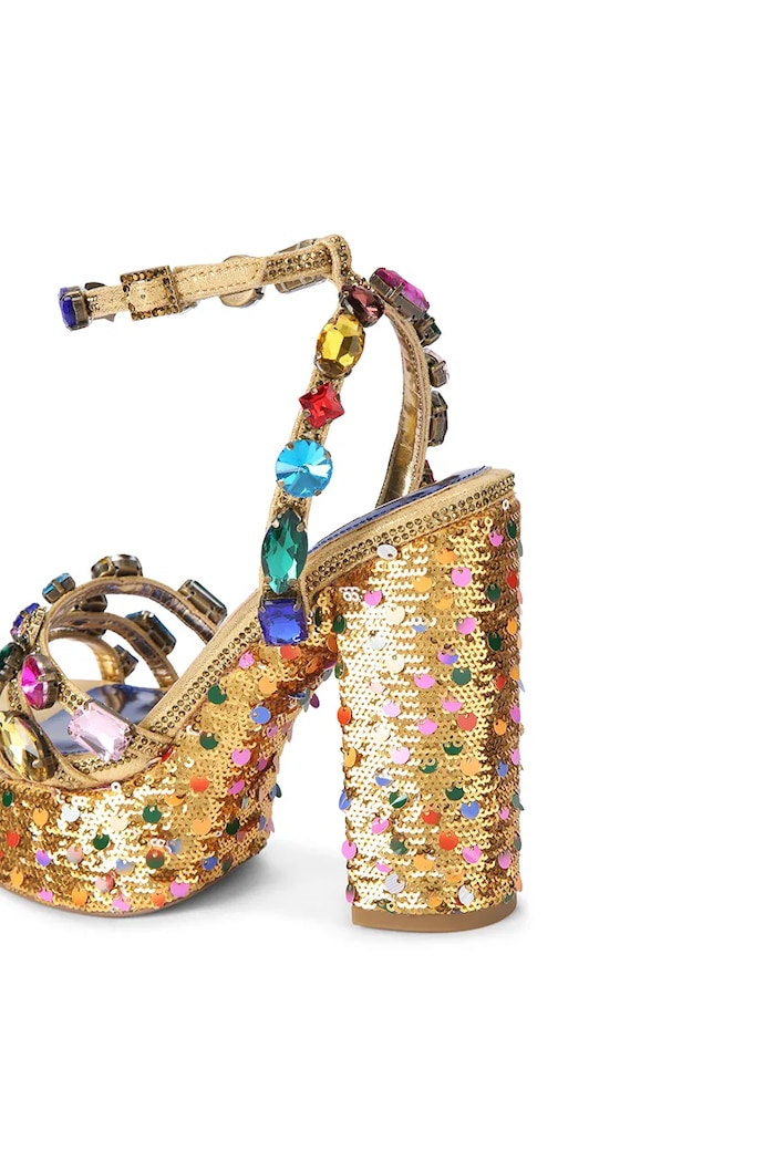 Kurt Geiger London szandál Kensington Jewel Platform arany 5383266779