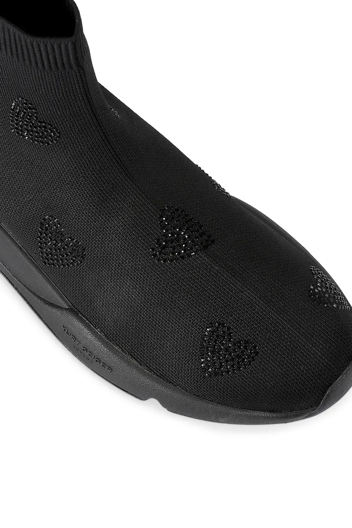 Kurt Geiger London sportcipő Kurt Knit Sock Runner Dr fekete 5372000609