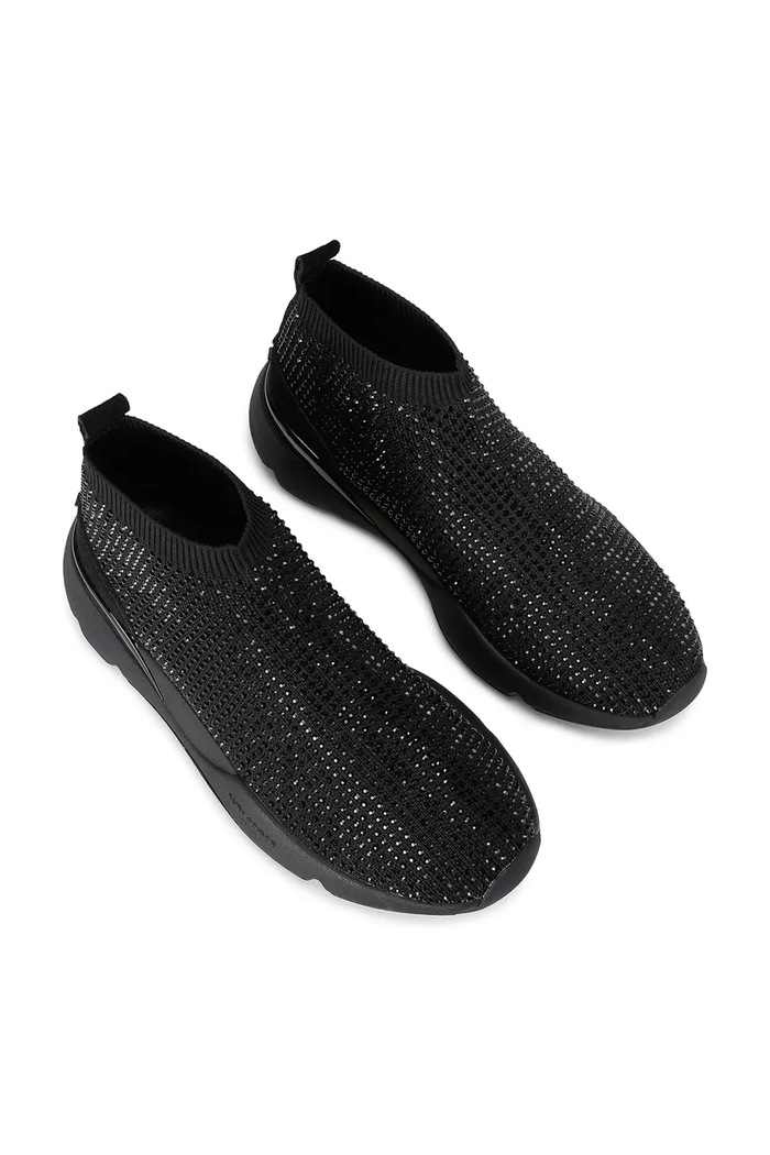 Tenisice Kurt Geiger London Kurt Crystal Knit Dr 5371600609 crna SS26