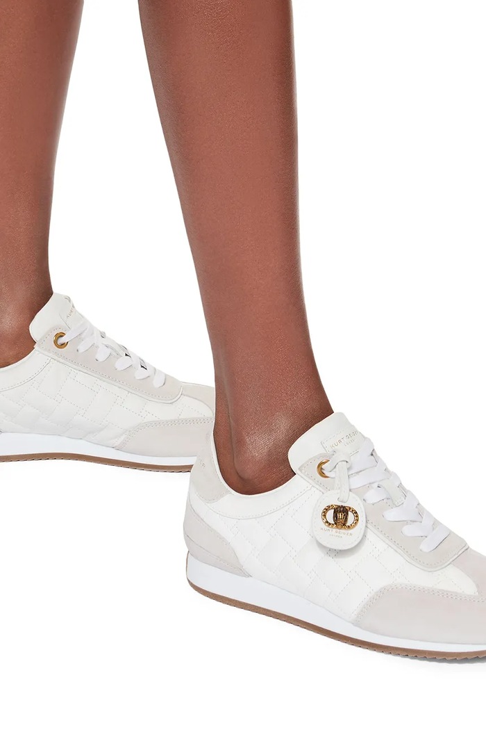 Кожени маратонки Kurt Geiger London Chelsea Tag Runner 3980010129 бял