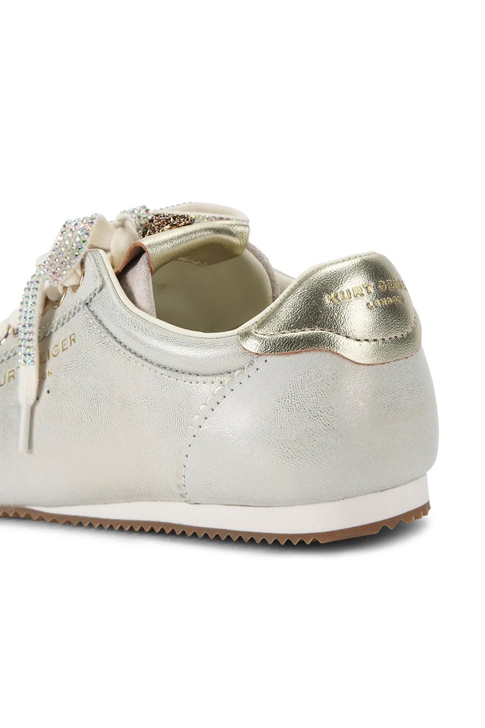 Кожени маратонки Kurt Geiger London Islington Sneaker 4396019109 сребърен
