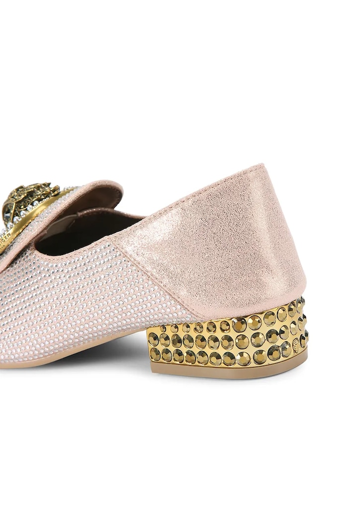 Mokasíny Kurt Geiger London Chelsea Fold Back Loafer 5388924069 strieborná