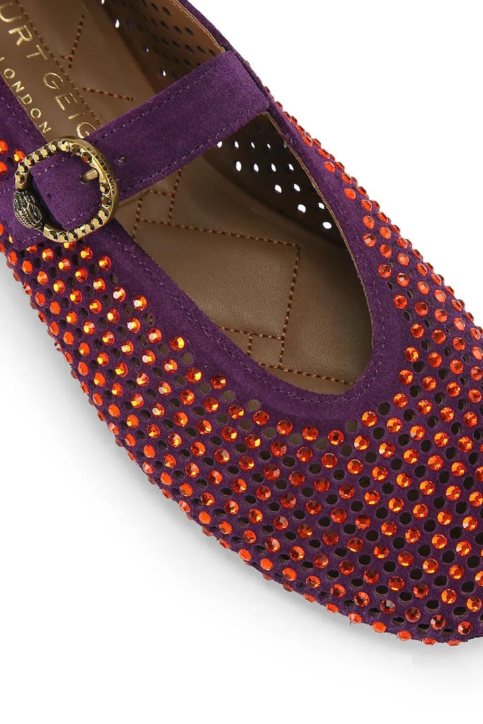 Обувь Замшевые балетки Kurt Geiger London Mayfair Ballet Flat 2656390209 бордо