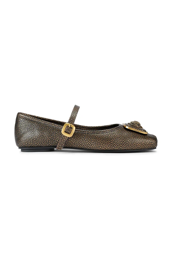 Kurt Geiger London balerini de piele Pimlico Ballerina maro 5392060109