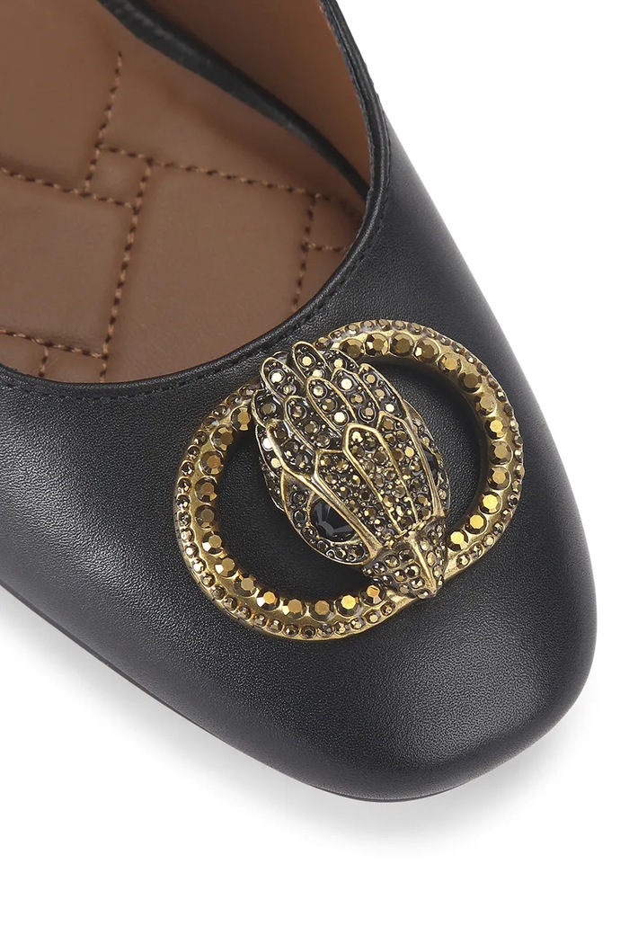 Cipők Kurt Geiger London bőr tűsarkú Chelsea Round Toe Court 5386100109 fekete