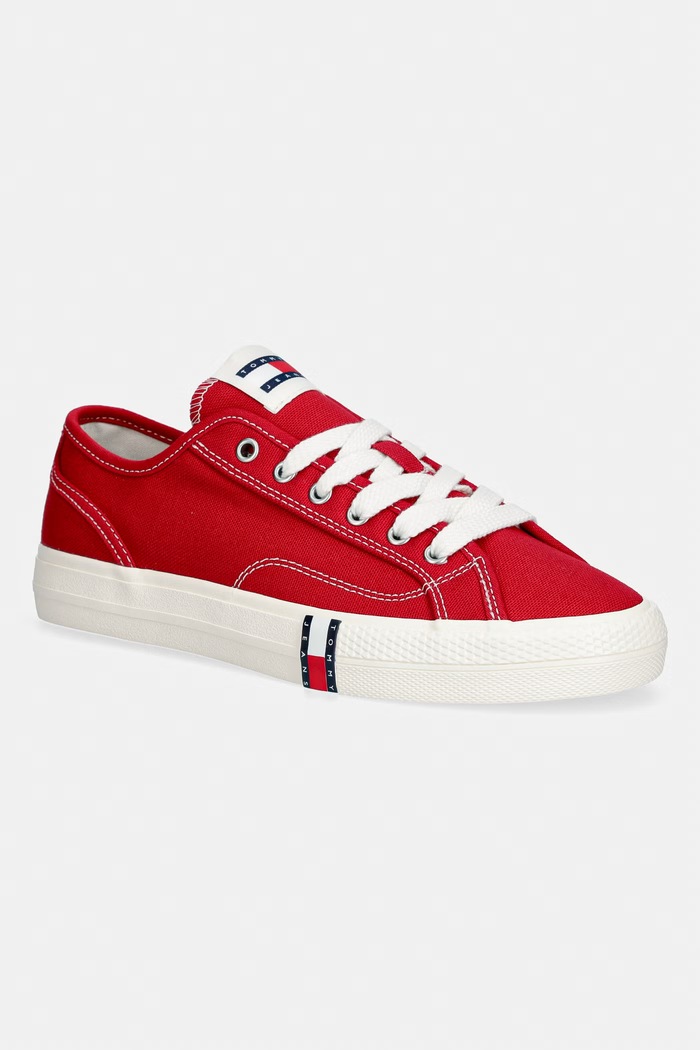 Tommy Jeans ARCHIVE Y2K dámske tenisky červená EN0EN02956