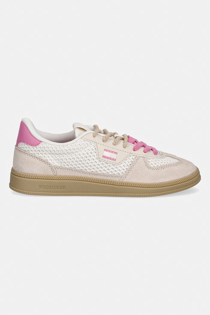 Tommy Jeans THE GREENWICH EDGE KNIT sneakersy damskie EN0EN02986 beżowy SS26