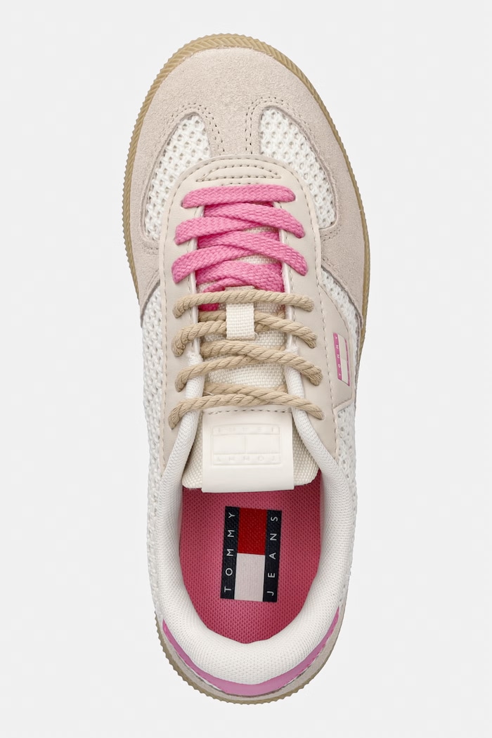 Tommy Jeans THE GREENWICH EDGE KNIT sneakersy damskie beżowy EN0EN02986
