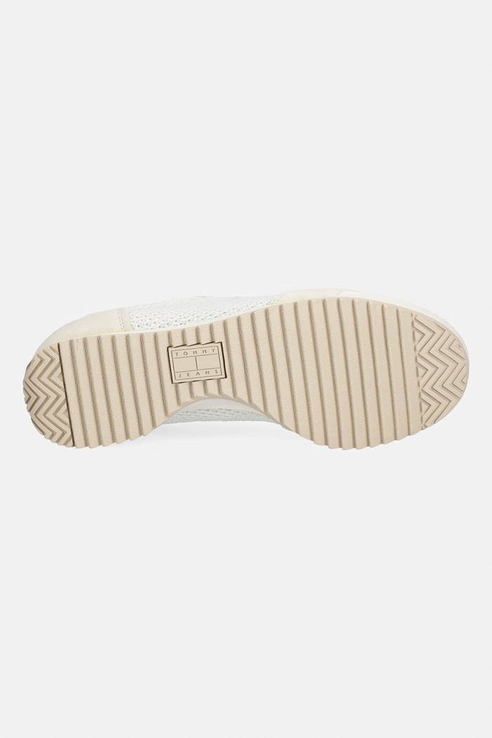 Tommy Jeans TJW LOW PROFILE RUNNER KNIT sneakersy damskie EN0EN02992 beżowy