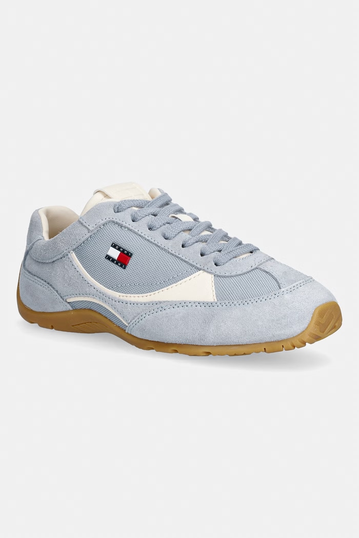 Tommy Jeans ARCHIVE '97 LITE SUEDE sneakersy damskie niebieski EN0EN02997