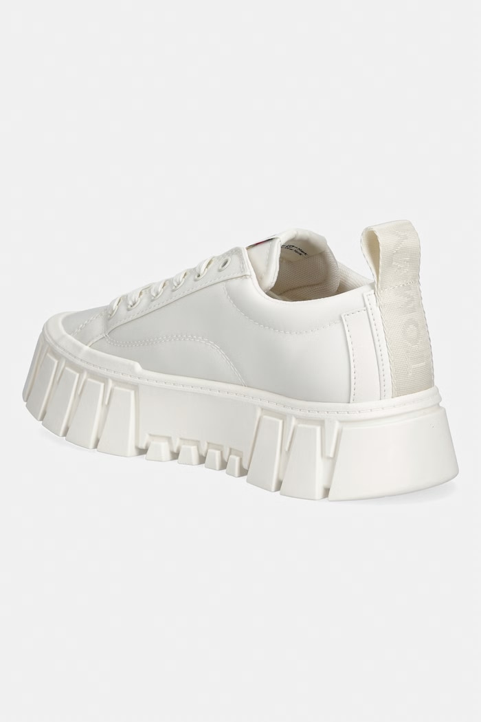 Cipők Tommy Jeans TJW FLATFORM CHUNKY SNEAKER sportcipő női EN0EN03036 fehér