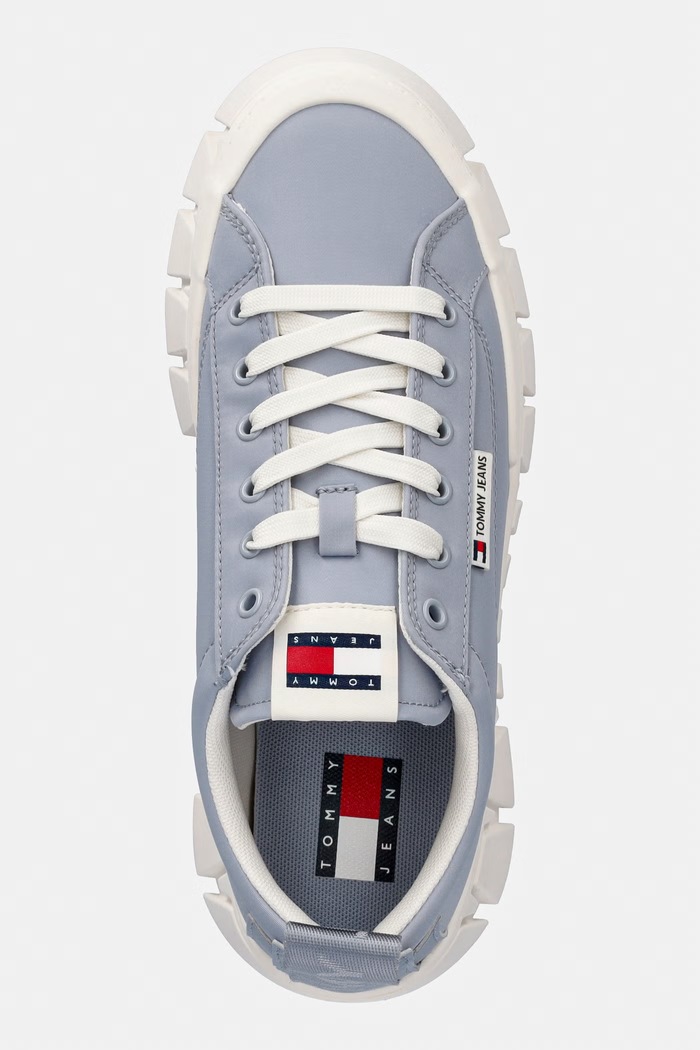 Dámske tenisky Tommy Jeans TJW FLATFORM CHUNKY SNEAKER modrá EN0EN03036
