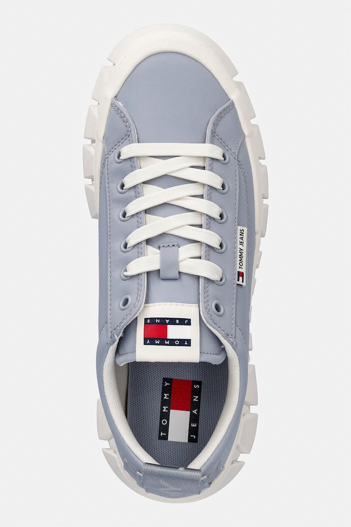 Dámske tenisky Tommy Jeans TJW FLATFORM CHUNKY SNEAKER modrá EN0EN03036