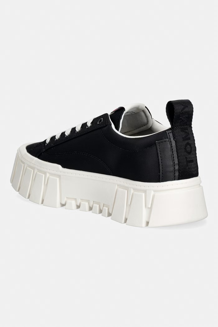 Obuv Dámske tenisky Tommy Jeans TJW FLATFORM CHUNKY SNEAKER EN0EN03036 čierna