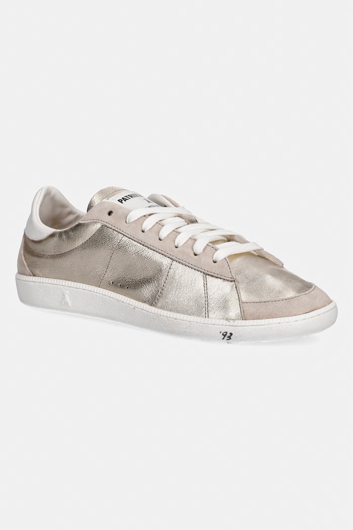 Patrizia Pepe sneakersy skórzane pozostałe złoty 2Z0065.L154.Y291