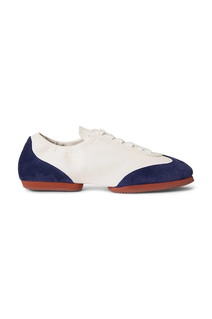Kožené tenisky Polo Ralph Lauren Swn Ballerina usňová koža biela 804972893004.410