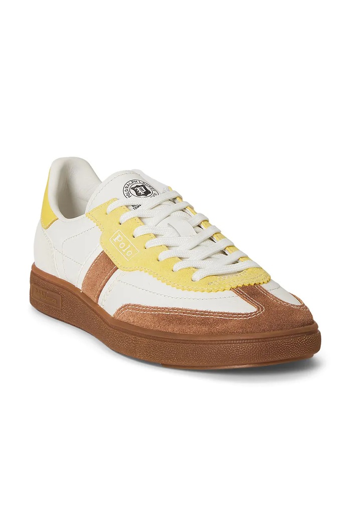 Кожени маратонки Polo Ralph Lauren Bedford 804P04920002.700 бял SS26