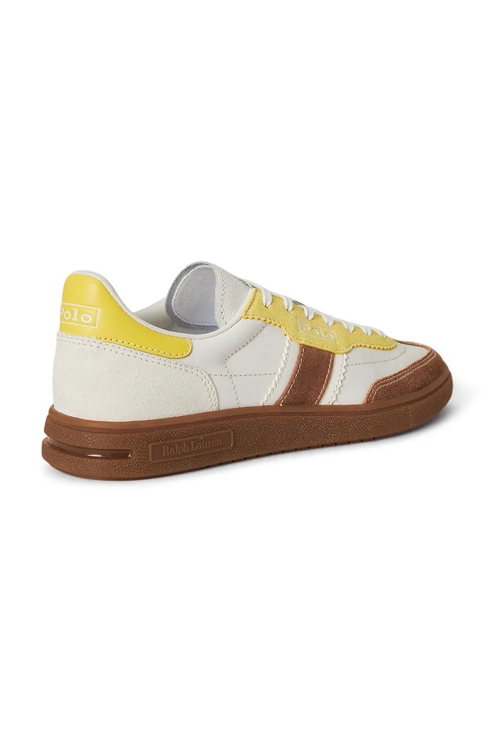 Обувки Кожени маратонки Polo Ralph Lauren Bedford 804P04920002.700 бял