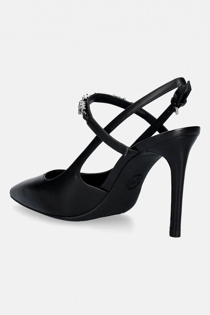 Παπούτσια Δερμάτινες γόβες MICHAEL Michael Kors Dina Flex High Sling Pump 40R6DIHP1L.001 μαύρο
