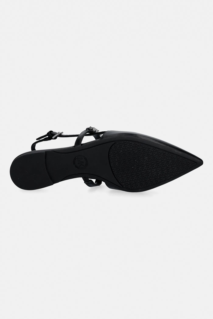 Δερμάτινες μπαλαρίνες MICHAEL Michael Kors Dina Flex Sling Flat 40R6DIFP2L.001 μαύρο